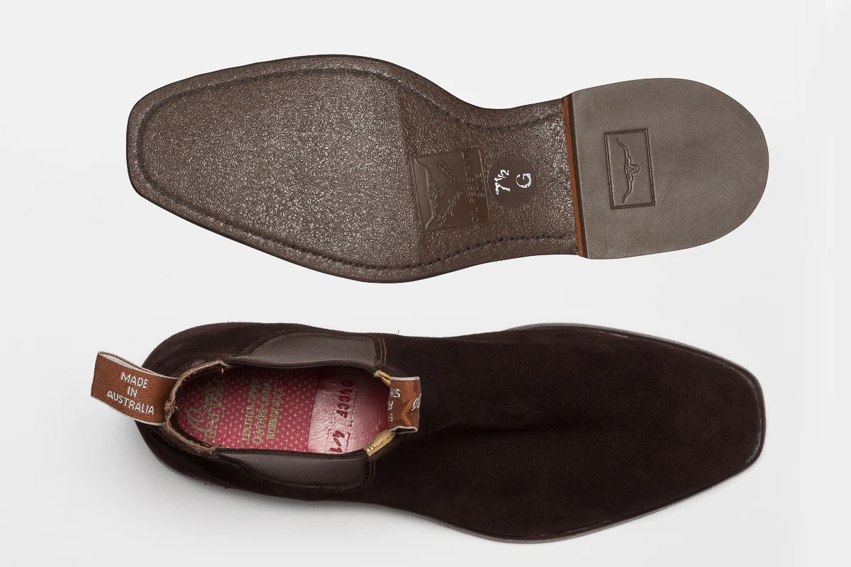 R.M. Williams Comfort Craftsman - Chocolate Suede - Image 4